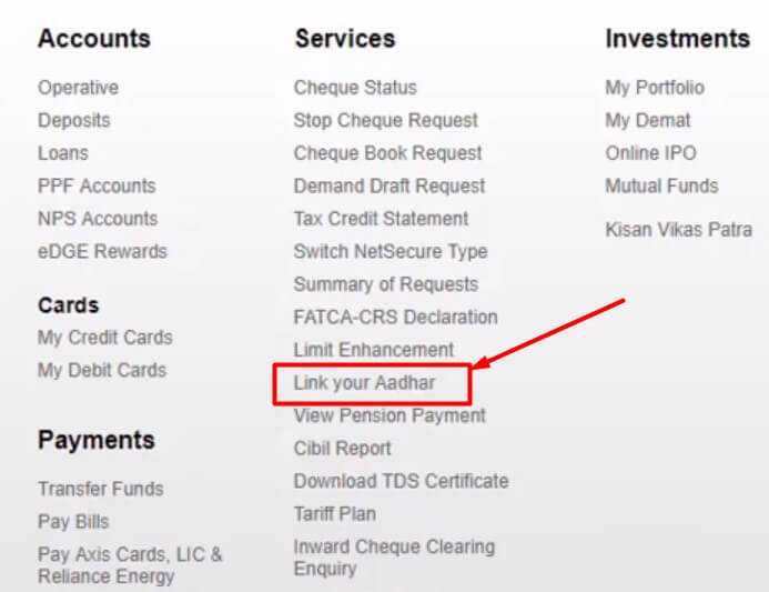  How To Link Aadhaar With Axis Bank Account 