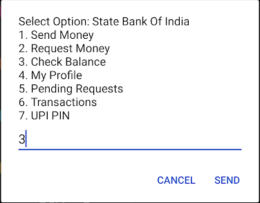 NUUP to check bank balance on phone