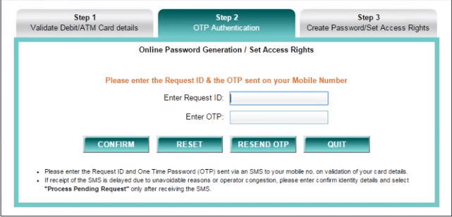 How to Generate online password For IDBI Net Banking 5