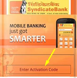 Syndicate bank mobile banking activation in 5 minutes 1