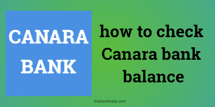 Canara Bank Missed Call Balance Enquiry Number Sms Banking Get