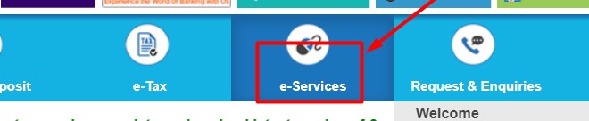 click on e services