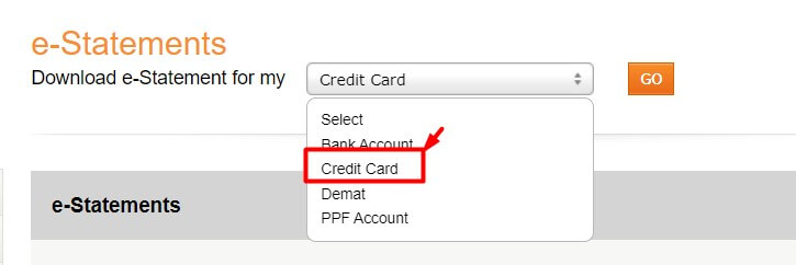 download e statement for credit card
