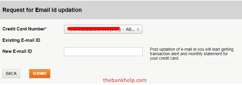 update email id in icici bank