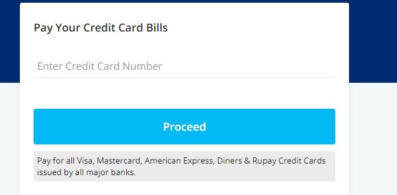 in paytm enter credit card number to pay bill using debit card