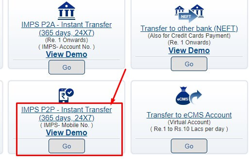 How to transfer money without adding beneficiary in HDFC? 3