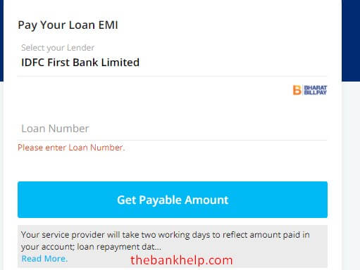 enter capital first loan number in paytm