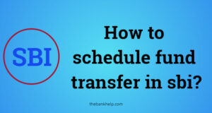 how to schedule fund transfer in sbi