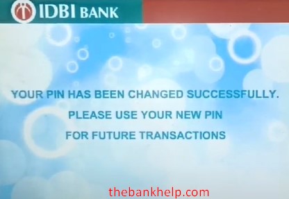 IDBI ATM PIN generation in just 2 minutes 1