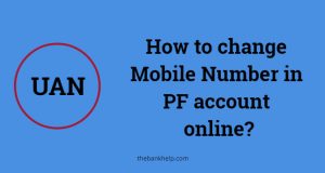 How to change Mobile Number in PF account online