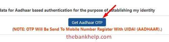 click on get aadhar otp button