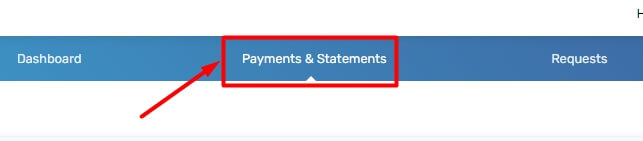 click on payments and statements option in bobfinancial
