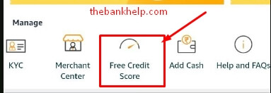 check credit score using amazon app