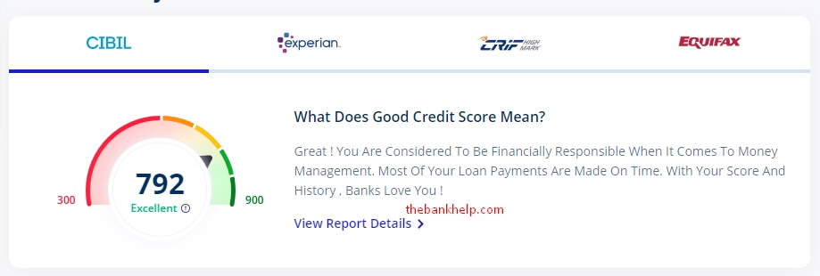 check credit scroe using paisabazaar app