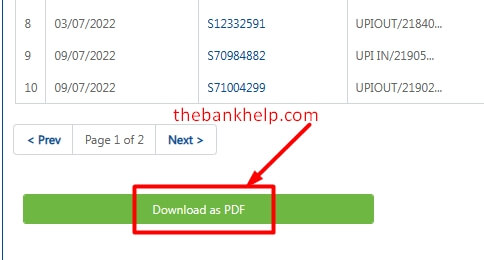 click on download pdf button in fednet