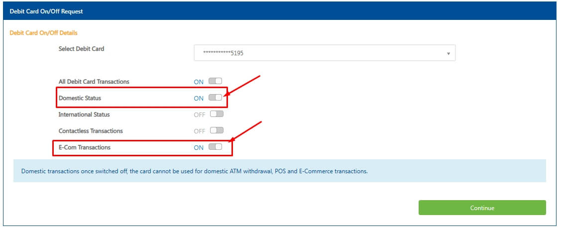 click on ecom transactions