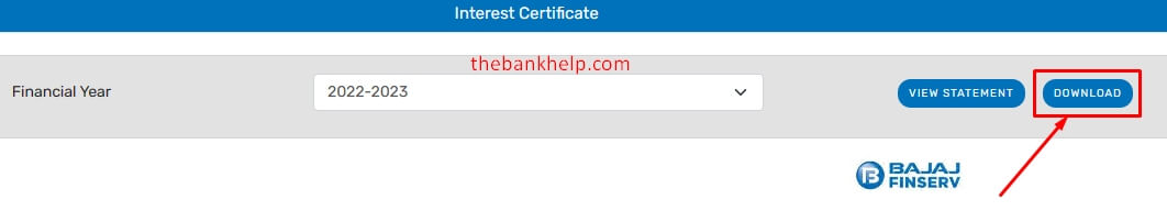 click on download button to get bhfl interest certificate]