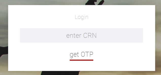 enter crn to login to kotak rewards