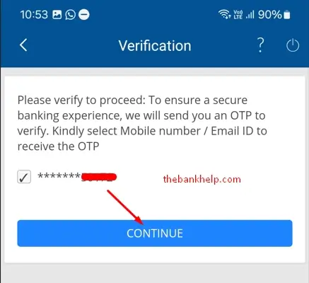 select otp verification method